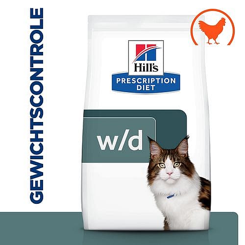 Hill's Prescription Diet WD Digestive/Weight Management Kattenvoer Kip 3 kg