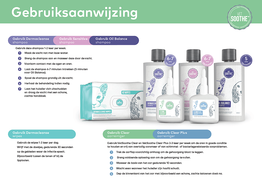 VetSoothe Clear Plus Oorreiniger Hond Kat