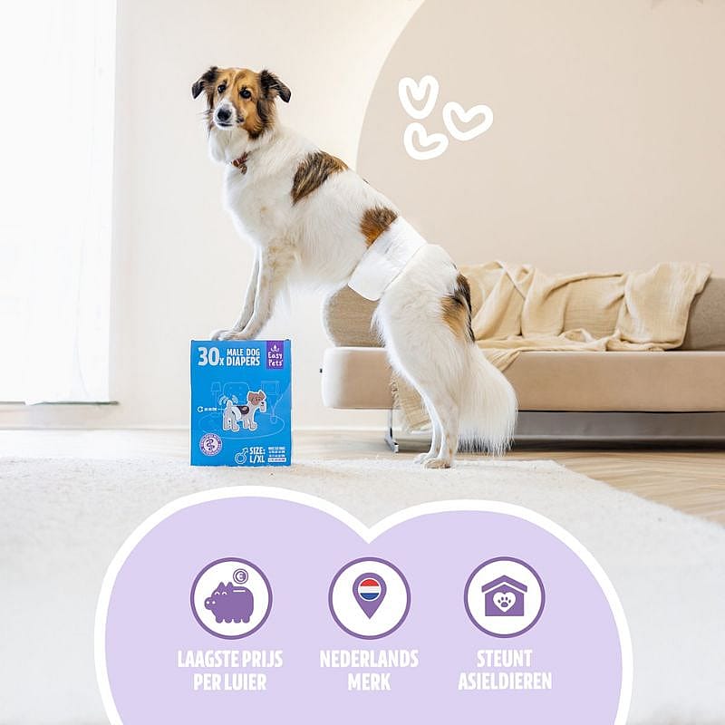 EasyPets Hondenluiers Reu Hond M/L