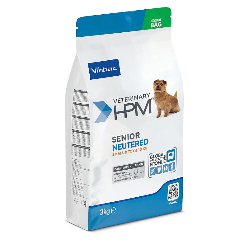 HPM Senior Neutered Dog Small & Toy 3 kg
