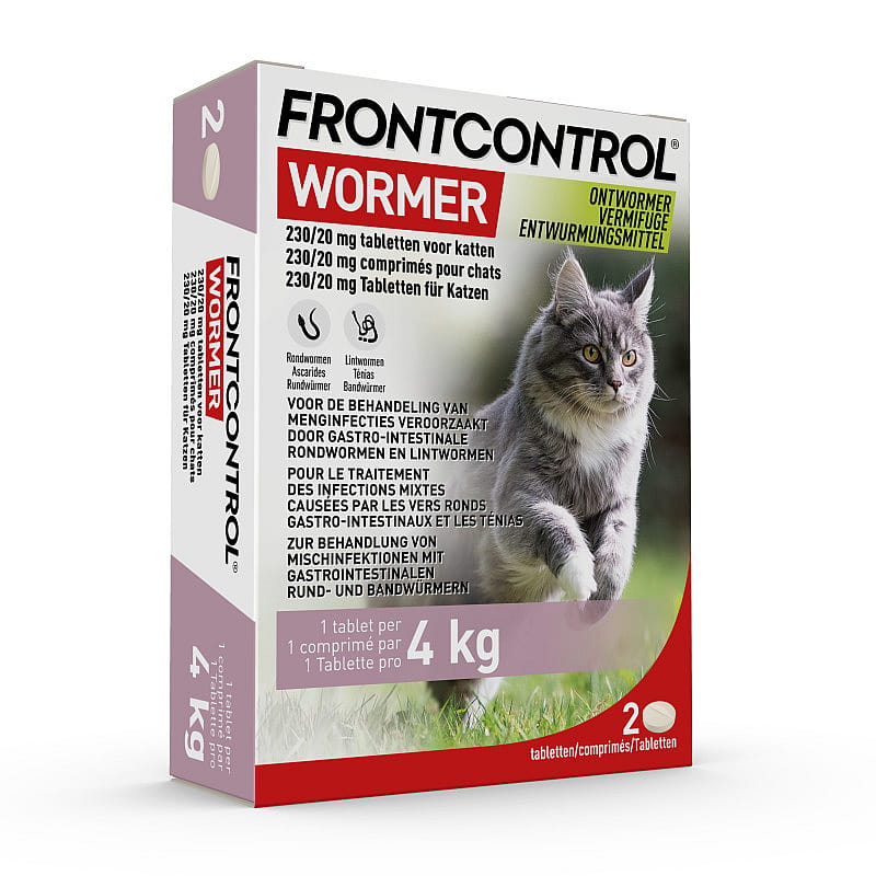 Frontcontrol Ontwormer Kat 2 tabletten