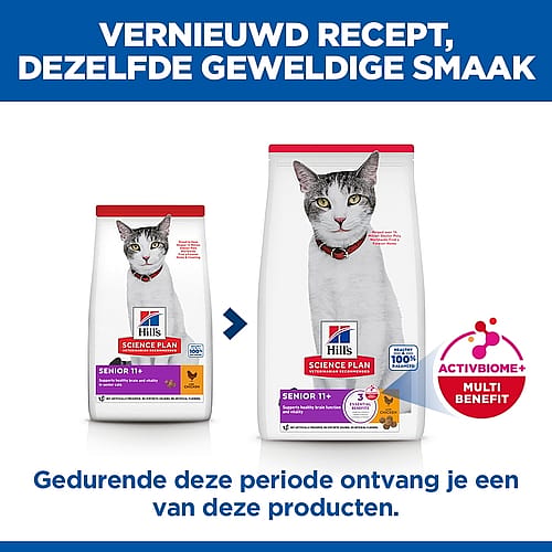 kat, voer, kattenvoer, verpakking, Senior 11+