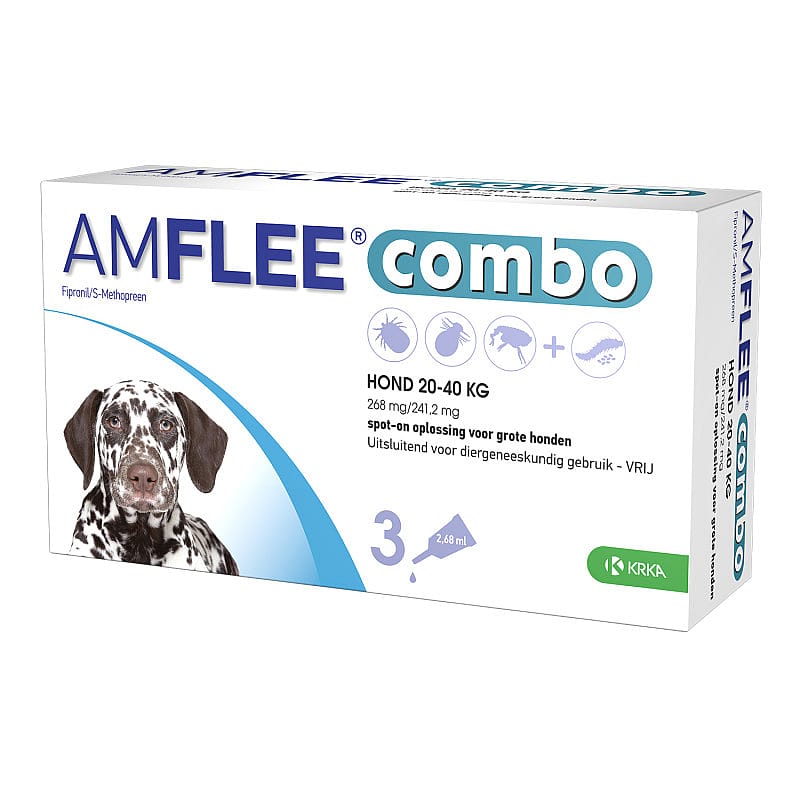 Amflee Combo Spot On Hond 3 pipetten Grote Hond