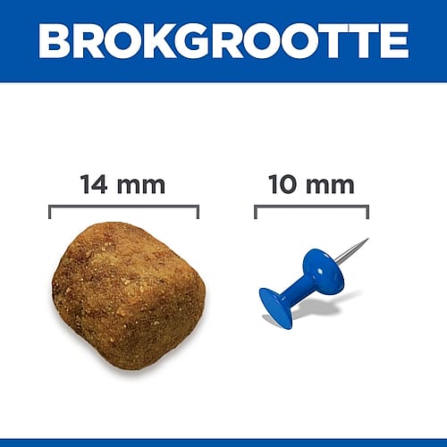 knoflookachtige bal, spijker?, 14 mm, 10 mm, Brokkgrootte