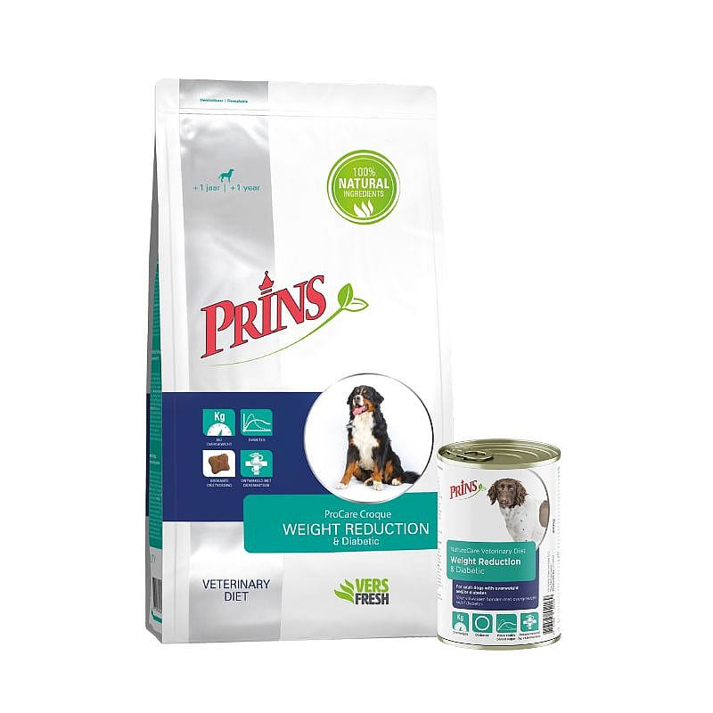 Prins Procare Croque Veterinary Diet Weight Reduction & Diabetic Hondenvoer