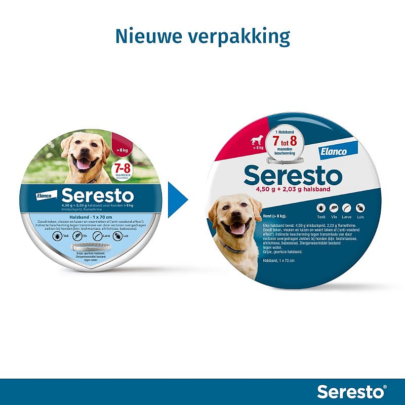 dog-bone-s collar, seresto leash, anti-flea, tick protection, ribbon packaging