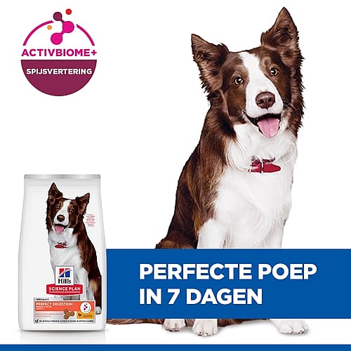 Hill's Science Plan Canine Adult Perfect Digestion Hondenvoer Medium