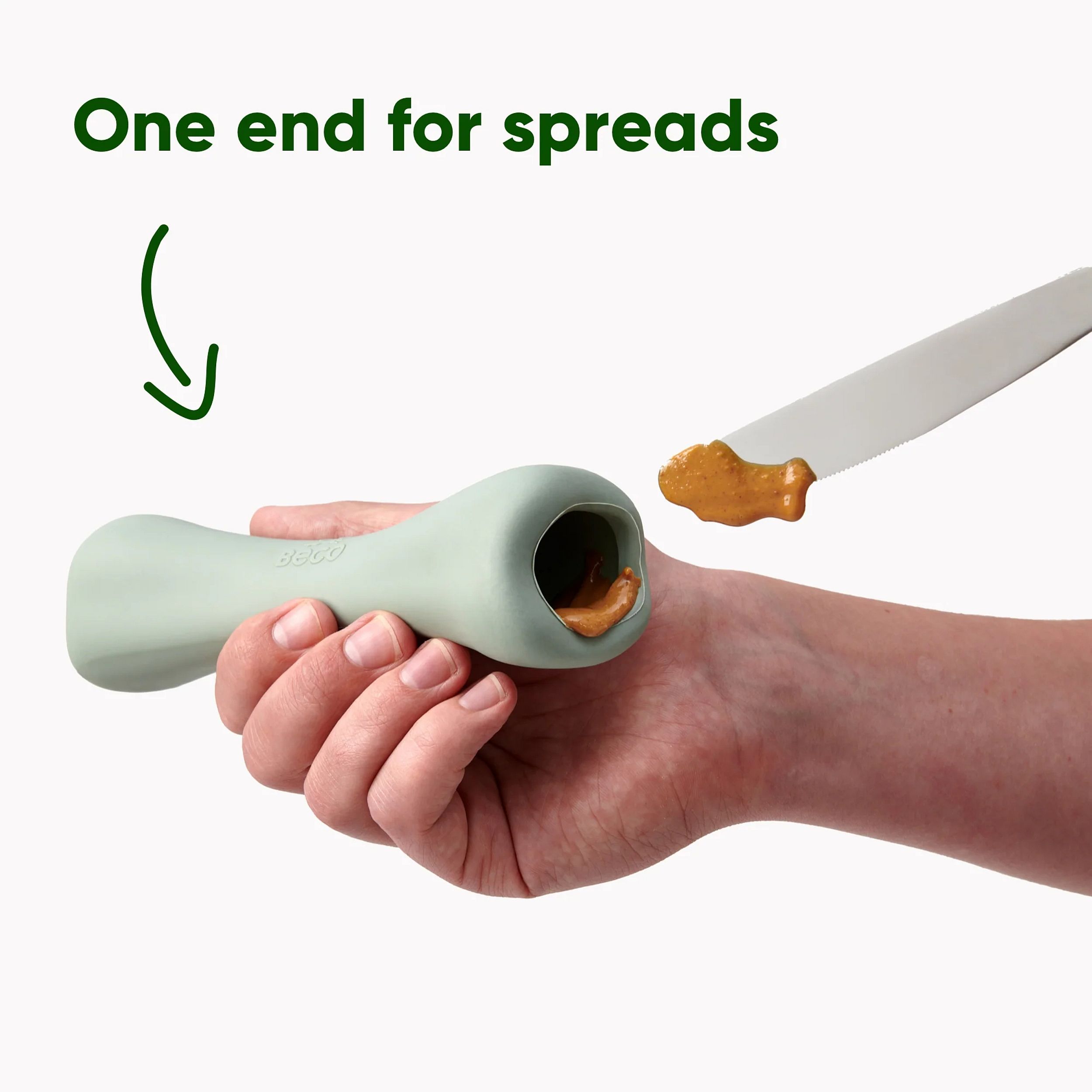 kooklepel, silicone, roestvrij, spatula, klemvormig