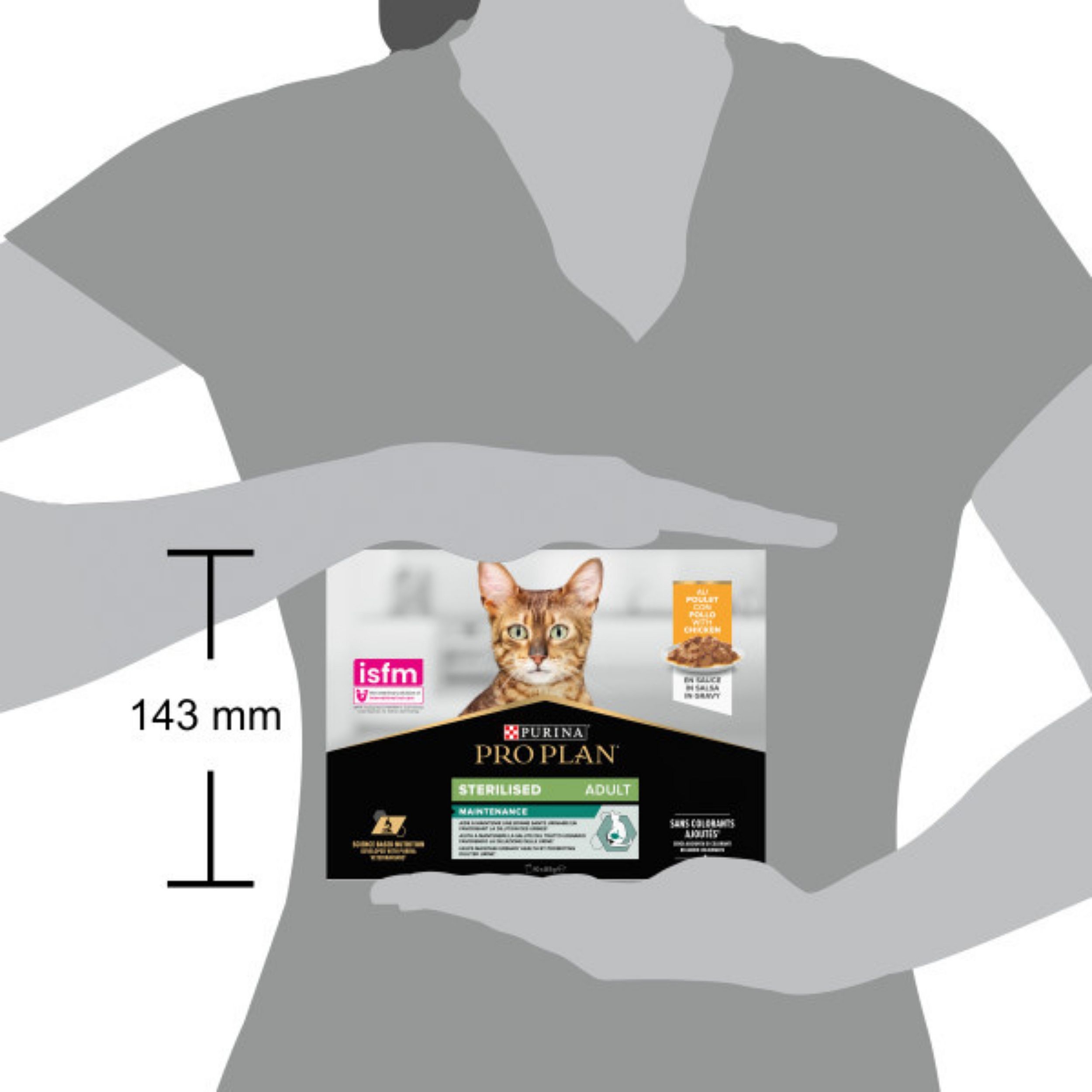 Purina Pro Plan Sterilised Maintenance Kat Kip 10 x 85 gram
