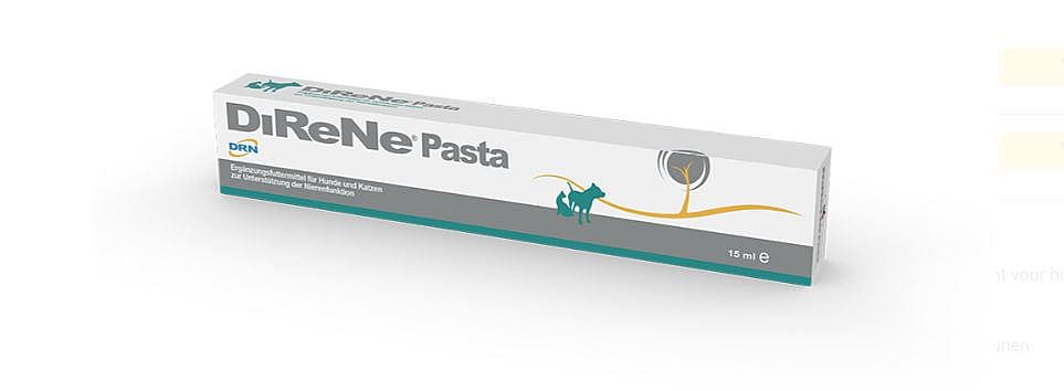 Direne Supplement Nieren Hond Kat pasta - 15 ml
