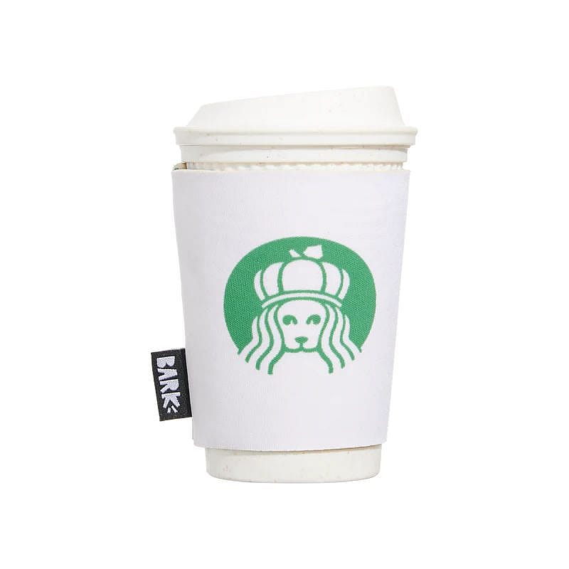 koffie beker, drankbekerslee, pakking, groene logo, papieren bekerslee