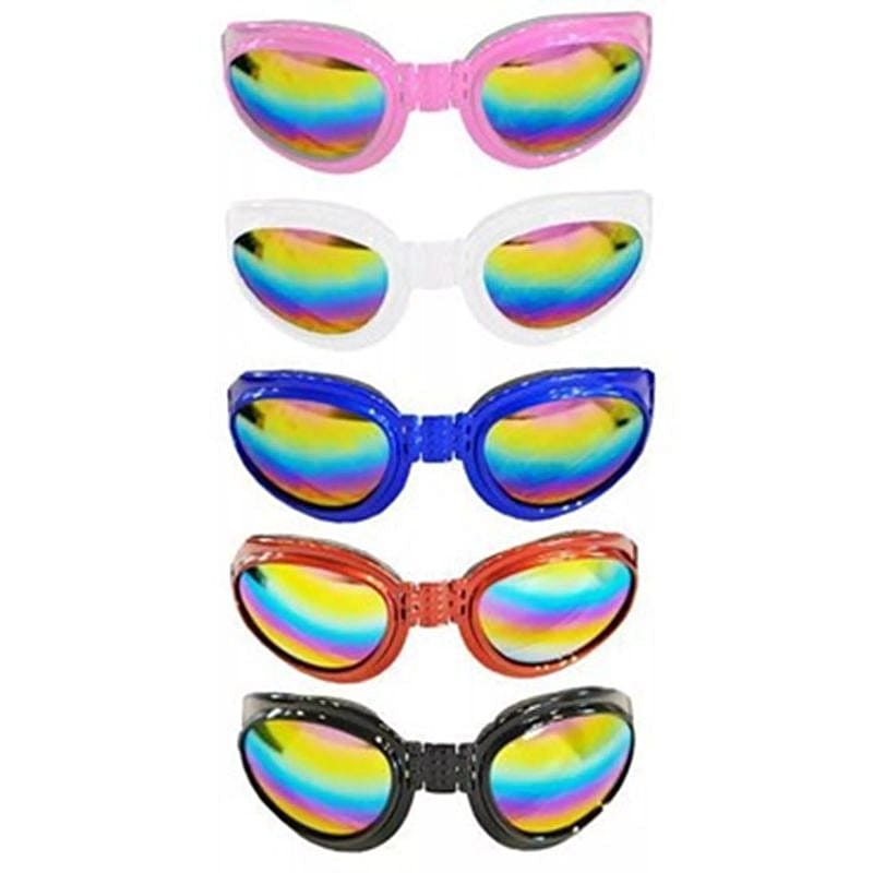 zonnebril, gekleurde bril, wayfarer-achtig, plastic, zonnelens