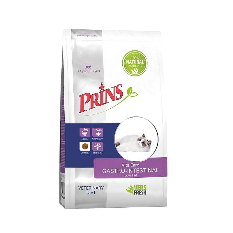 Prins Vitalcare Veterinary Diet Gastro-Intestinal Low Fat Kattenvoer