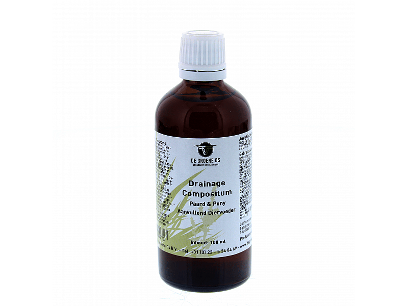 Groene Os Drainage Compositum Paard Pony 100 ml