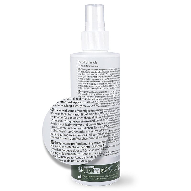 spray, huid, vochtig, dieren, verzorging