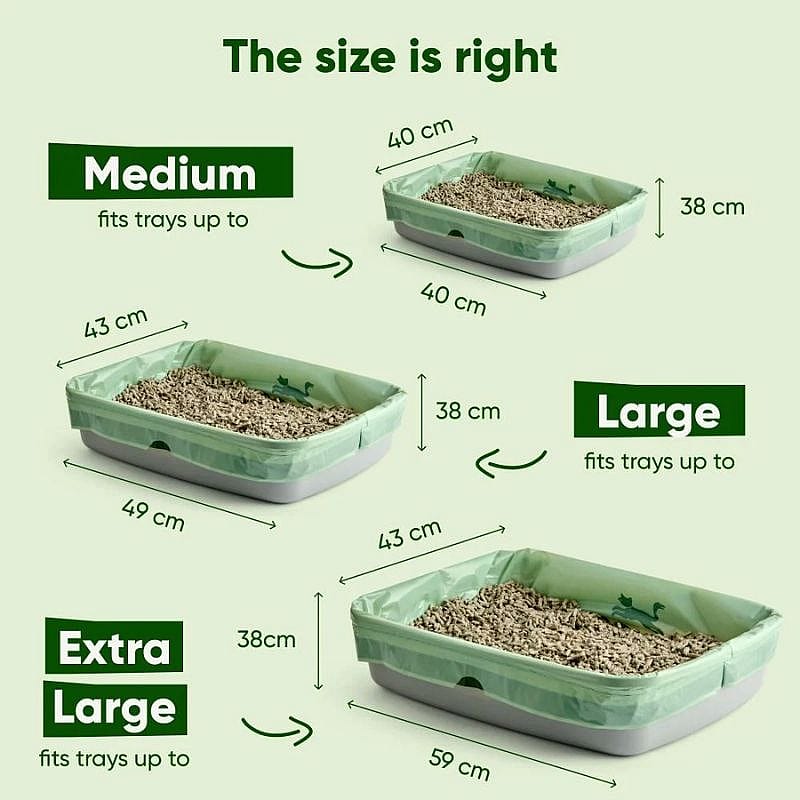 litter tray, kattenbak, huisdier accessoire, rechthoekige bak, afmetingen 59x38x43 cm