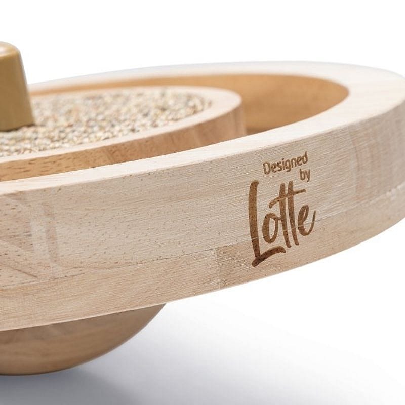 wooden bowl, bamboo, ontworpen door, gegraveerde tekst, nerfpatroon