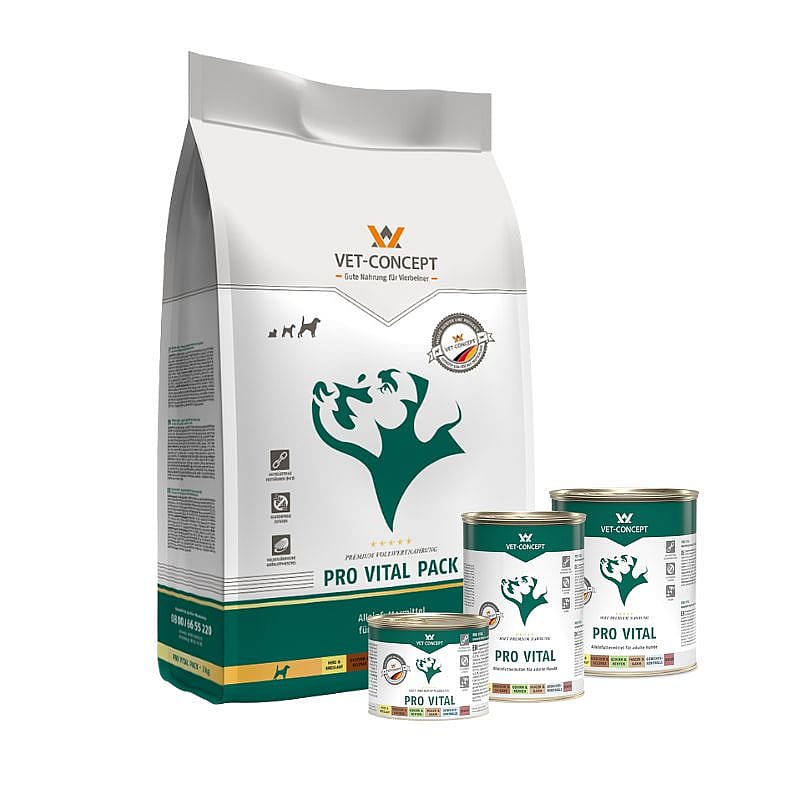 voer, hondenvoer, 3 kg, pro vital pack, dierenvoeding