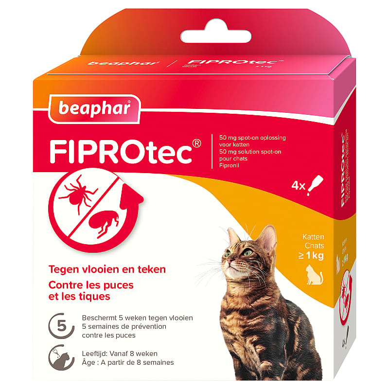 Beaphar Fiprotec Kat 4 pipetten