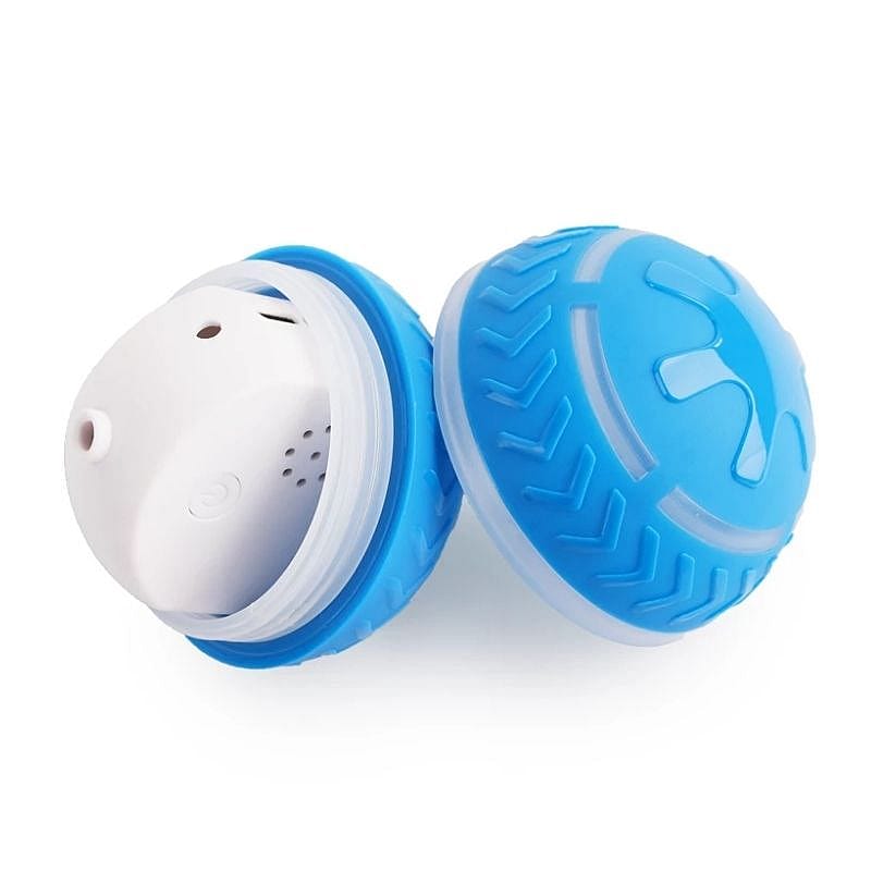 rugby bal?, blauwe bal, kinder gadget, bal klep, gespikkelde bal