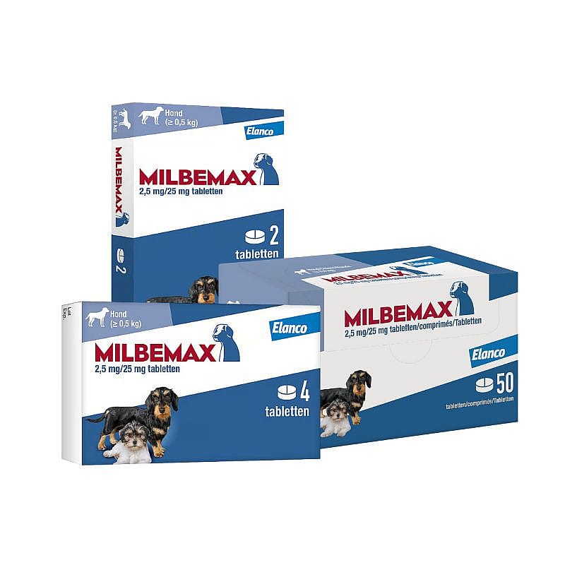 Milbemax Kleine Hond Puppy Ontwormingstabletten 2 tabletten