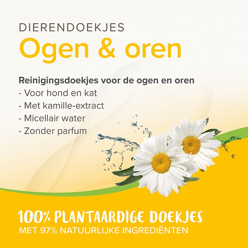 Beaphar Dierendoekjes Ogen & Oren Hond Kat 30 stuks