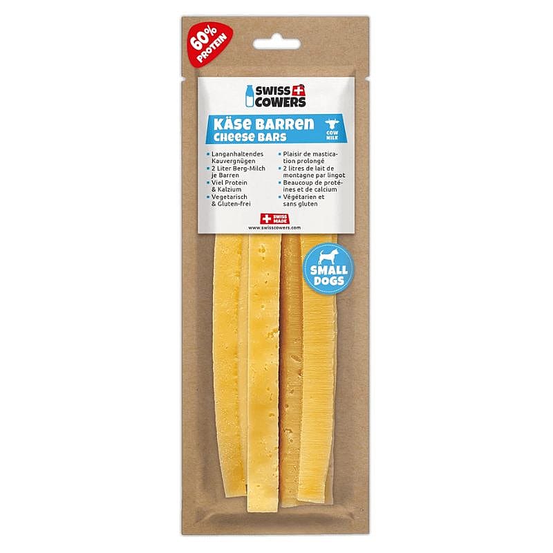 SwissCowers Cheese Bars 80 gram Hond Small Original