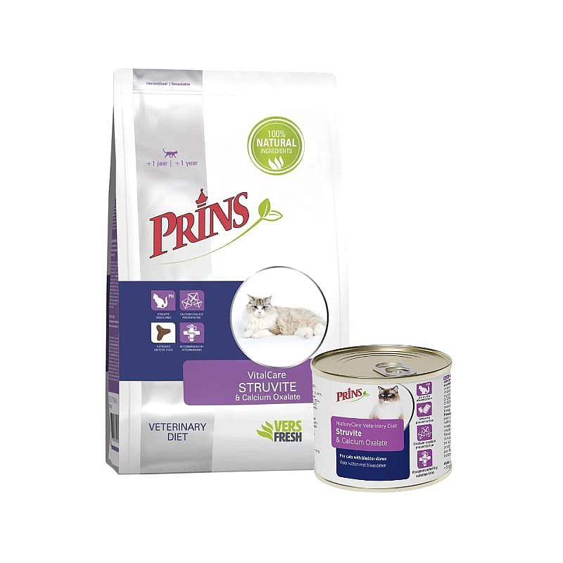 Prins Vitalcare Veterinary Diet Struvite & Calciumoxalate Kattenvoer