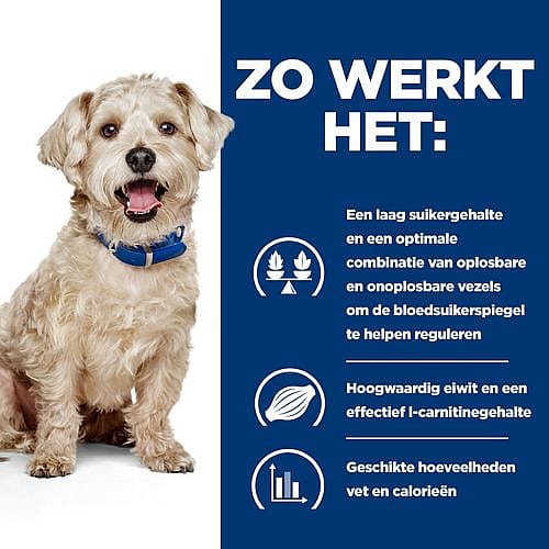 Hill's Prescription Diet WD Diabetes Care Hondenvoer Kip 12 x 370 gram blikjes