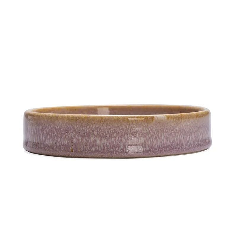 ring, ceramic, glazed, purple, textured