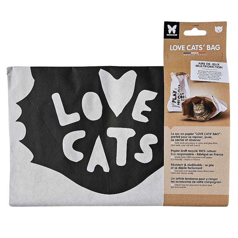 Martin Love Cat's Bag Kartonnen Speelzak 50 x 80 cm Kat