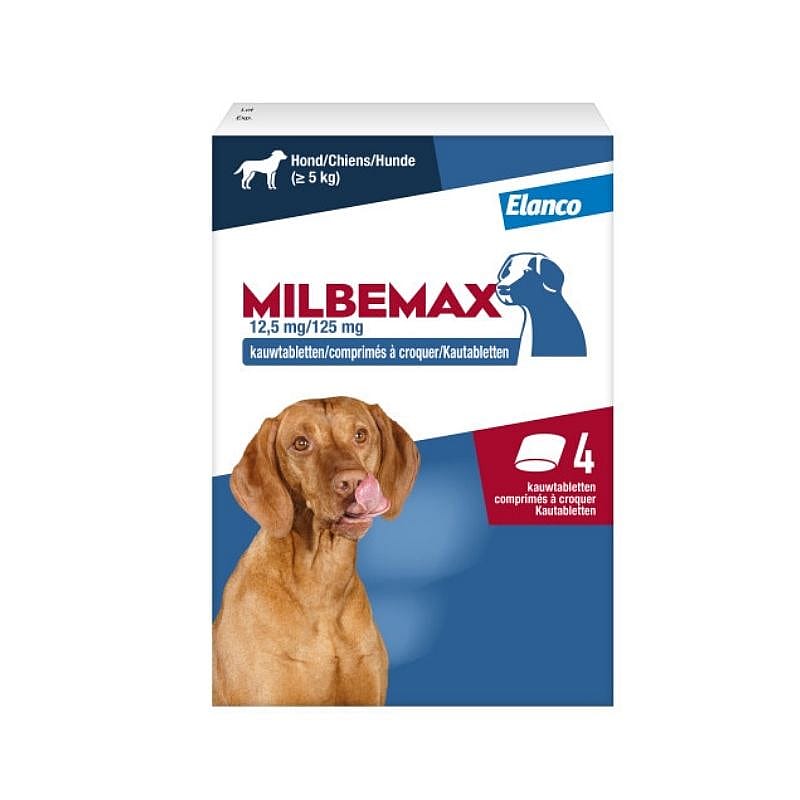 dog medicine, Milbemax, tablet, chewable, for dogs 5 kg