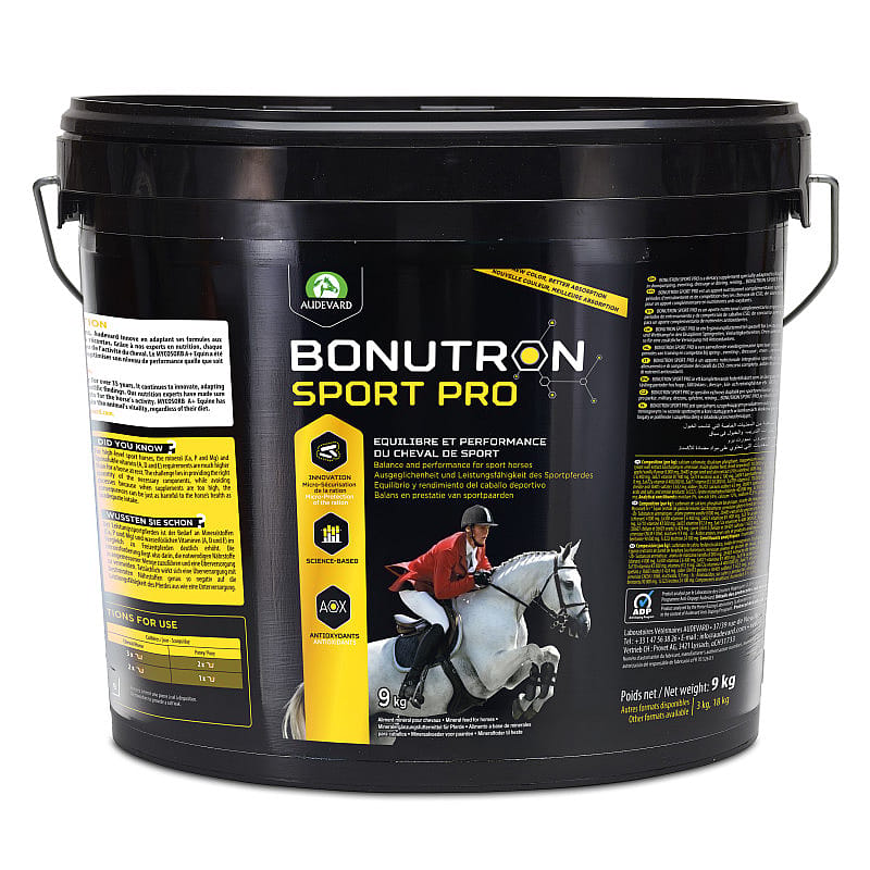 sportief voer, paardenvoer, 9 kg, tankemmer, bonutron sport pro