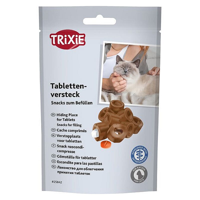 tabletversteck, snacks, katten, tabletbewerking, verpakking