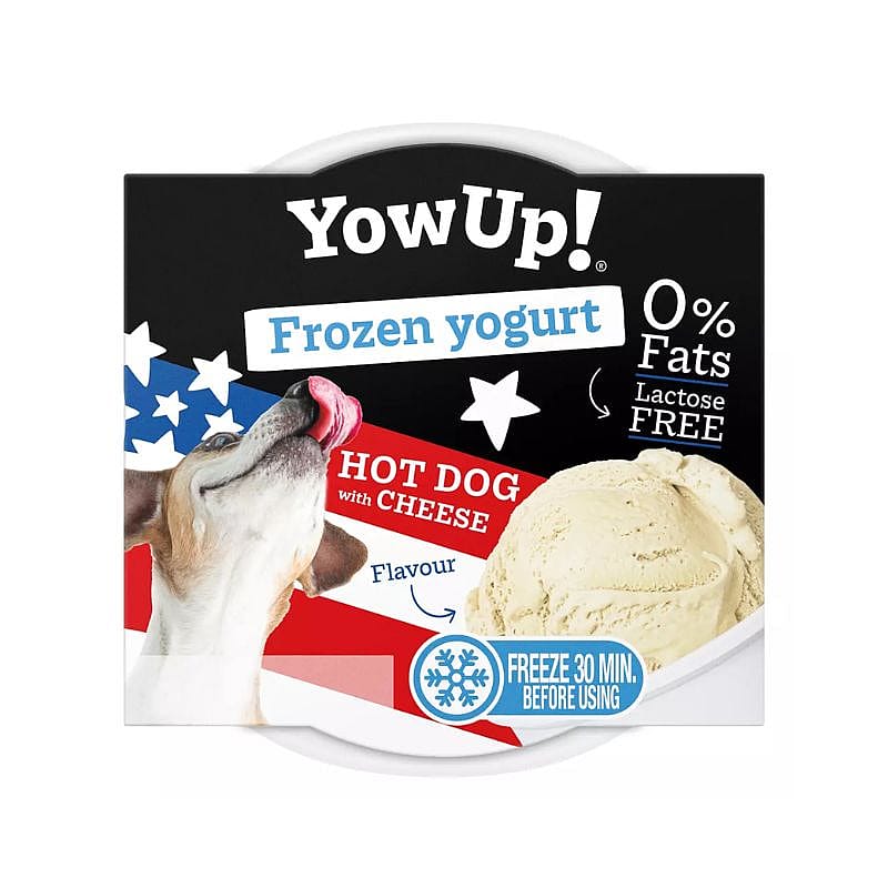 YowUp! Ice Cream Yogurt Hond Kat 110 gram Hot Dog With Cheese