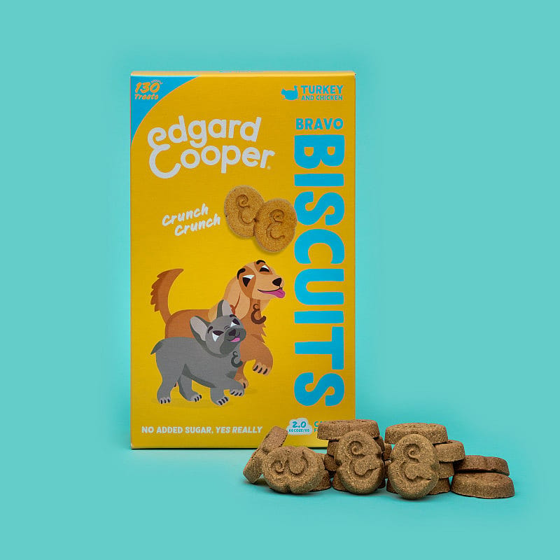 Edgard & Cooper Bravo Biscuits Kalkoen & Kip 400 gram