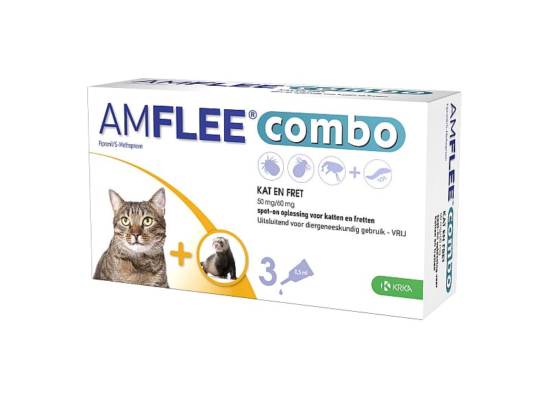 Amflee Combo Spot On Kat en Fret 3 pipetten