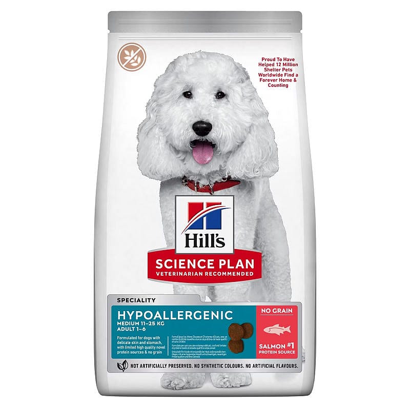 Hill's Science Plan Hypoallergenic Medium Adult Hondenvoer Zalm
