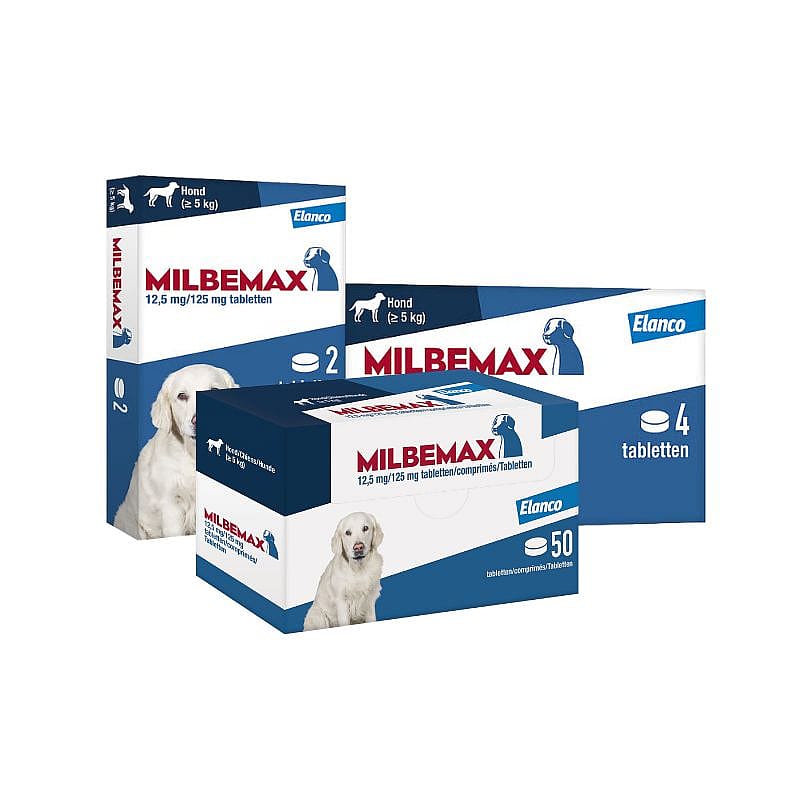 Milbemax Grote Hond Ontwormingstabletten 4 tabletten