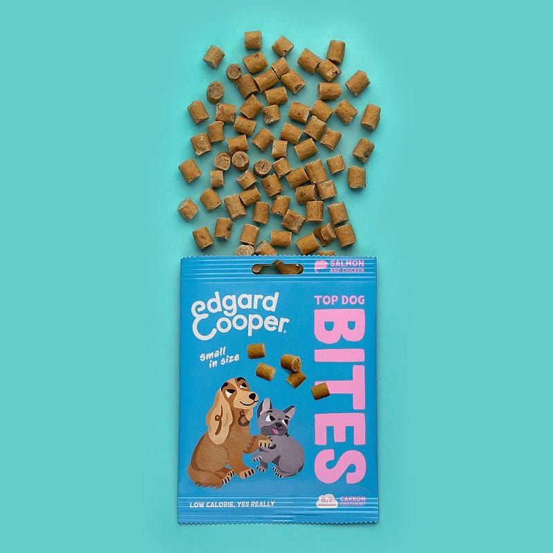 Edgard & Cooper Top Dog Bites Zalm & Kip Small - 50 gram