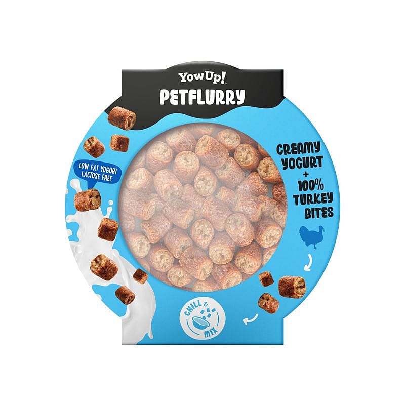 yoghurt bites, turkey bites, pet snacks, creamy yoghurt, granular cereal