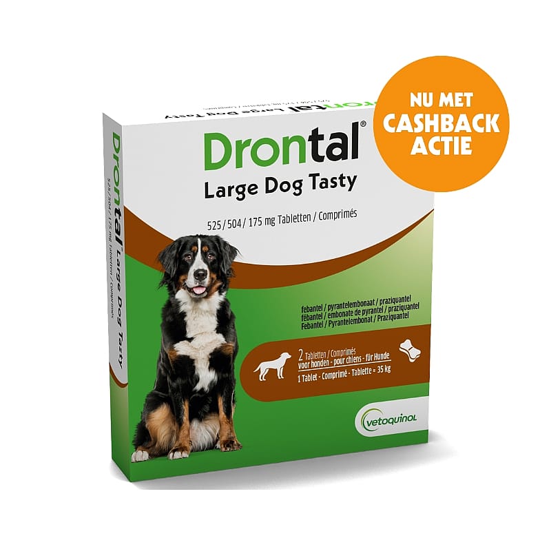 Grote Hond, Tabletten Kauwbaar, 525 mg, 50 tabletten, Vetoquinol