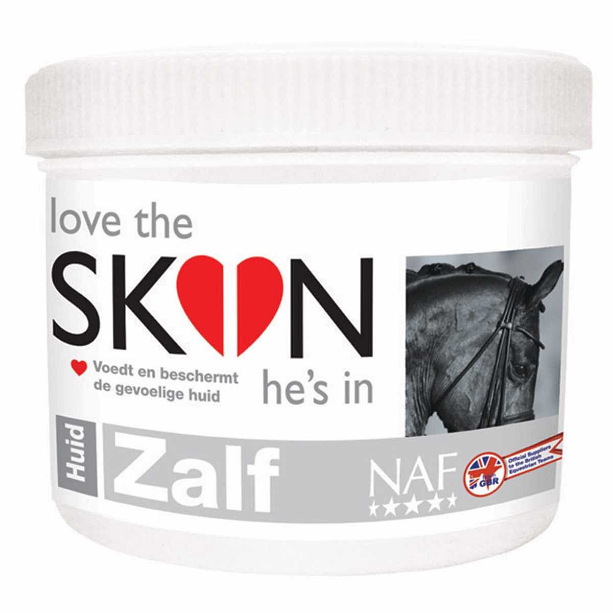 NAF Love The Skin He’s In Skin Salve 750 g – Verzachtende huidzalf voor paarden