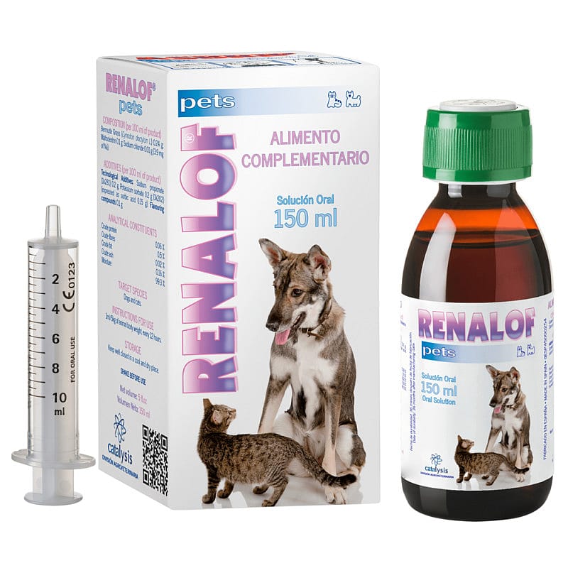 diervoeding, hondenverzorging, orale oplossing, 150 ml, Renalof pets