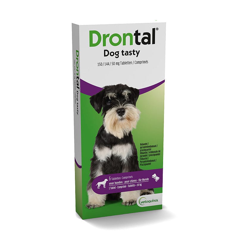 Drontal Dog Tasty Flavour Ontwormingstablet Hond 6 tabletten