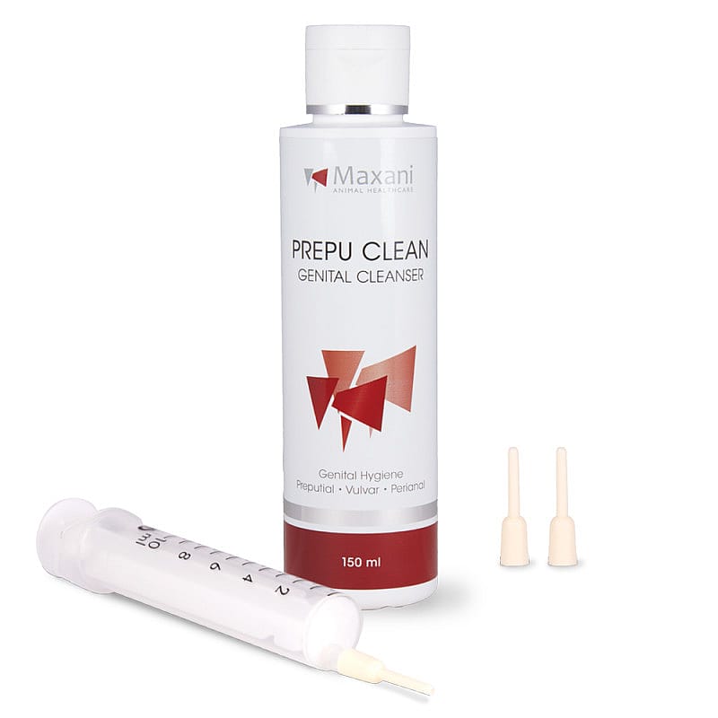 genitaalreiniger, prepu clean, dierengezondheid, 150 ml, spuitapplicator