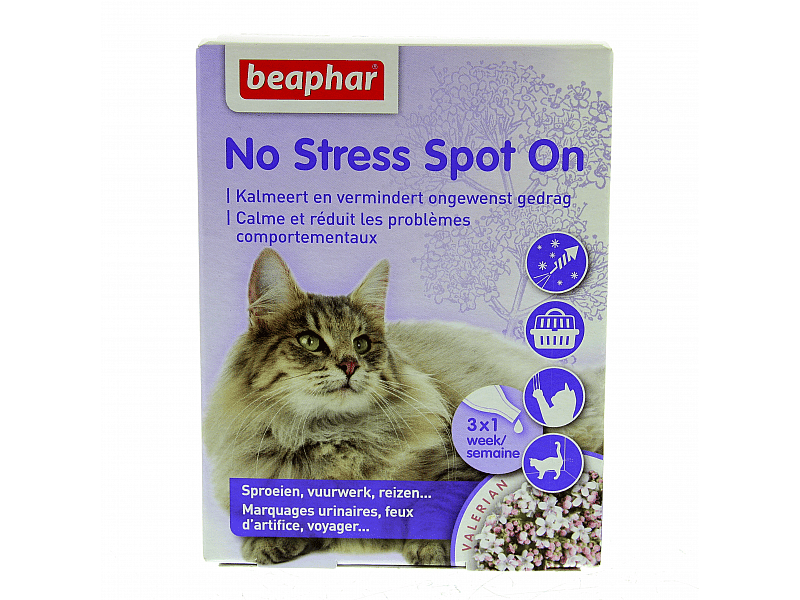 Beaphar No Stress Kat 3 pipetten