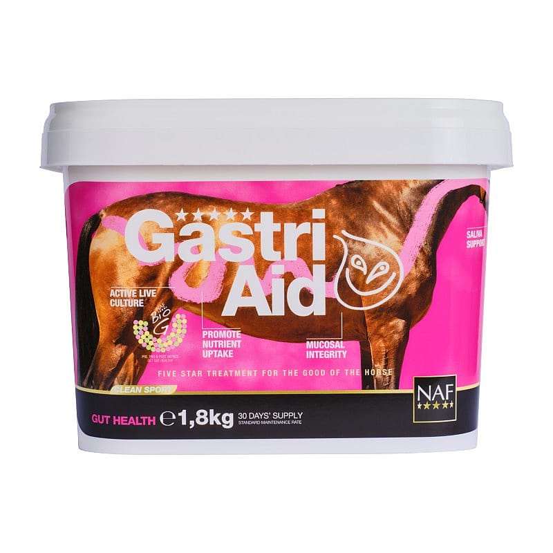 NAF GastriAid – Maag- en darmformule voor paarden met gevoelige spijsvertering 1.8 kg