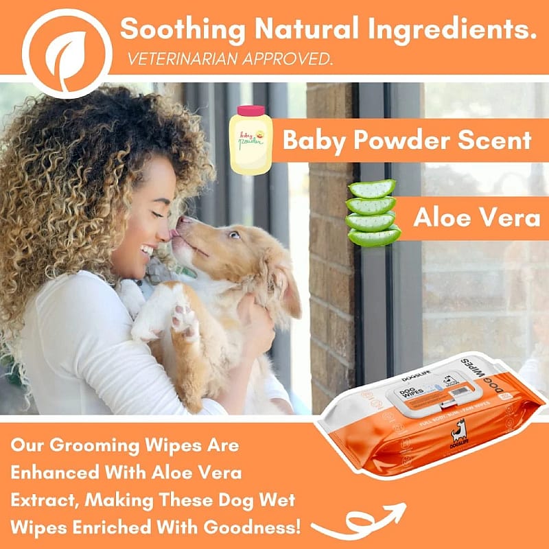 DogsLife Grooming Wipes Hond 100 stuks