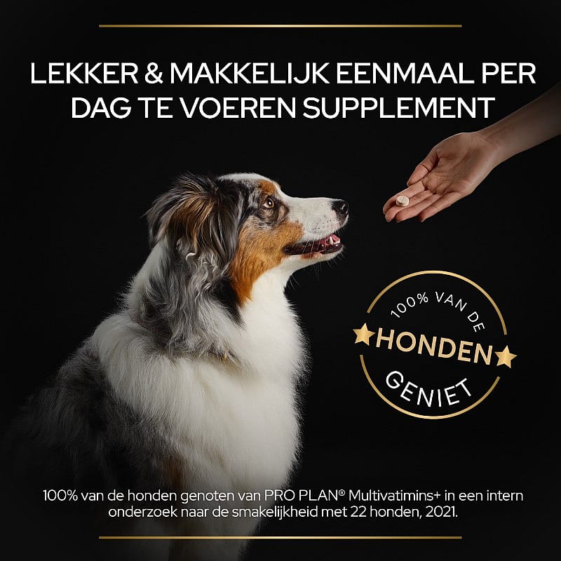 Actie - Purina Pro Plan Multivitamins+ Supplement Hond 45 tabletten